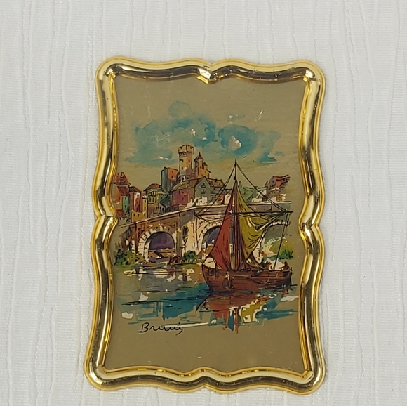- Serie Oro gold leaf framed painting - Picture 2 of 5